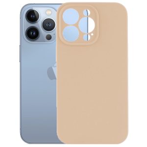 Husa protectie, interior de catifea, compatibila cu Apple iPhone 13 Pro, FONIX BloomShield, silicon, margini ridicate, slim, Crem