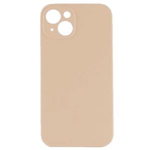 Husa protectie, interior de catifea, compatibila cu Apple iPhone 13, FONIX BloomShield, silicon, margini ridicate, slim, Crem3