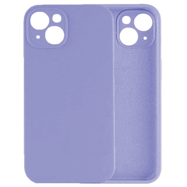 Husa protectie, interior de catifea, compatibila cu Apple iPhone 13, FONIX BloomShield, silicon, margini ridicate, slim, Lila4