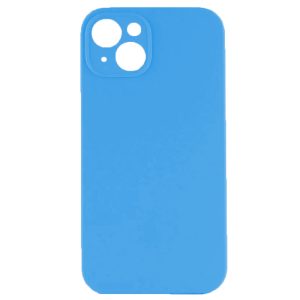 Husa protectie, interior de catifea, compatibila cu Apple iPhone 13, FONIX BloomShield, silicon, margini ridicate, slim, Albastru3