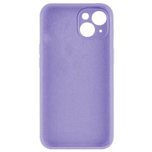 Husa protectie, interior de catifea, compatibila cu Apple iPhone 14, FONIX BloomShield, silicon, margini ridicate, slim, Mov2