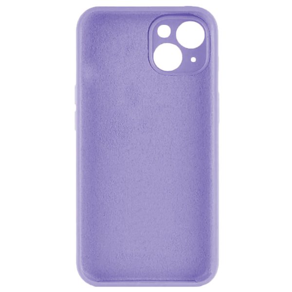 Husa protectie, interior de catifea, compatibila cu Apple iPhone 14 Plus, FONIX BloomShield, silicon, margini ridicate, slim, Mov2