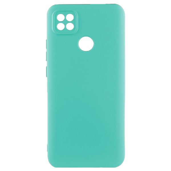 Husa protectie, interior de catifea, compatibila cu Xiaomi Redmi 9C, FONIX BloomShield, silicon, margini ridicate, slim, Turcoaz3