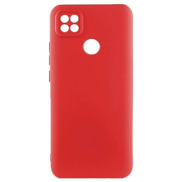 Husa protectie, interior de catifea, compatibila cu Xiaomi Redmi 10A, FONIX BloomShield, silicon, margini ridicate, slim, Rosu3