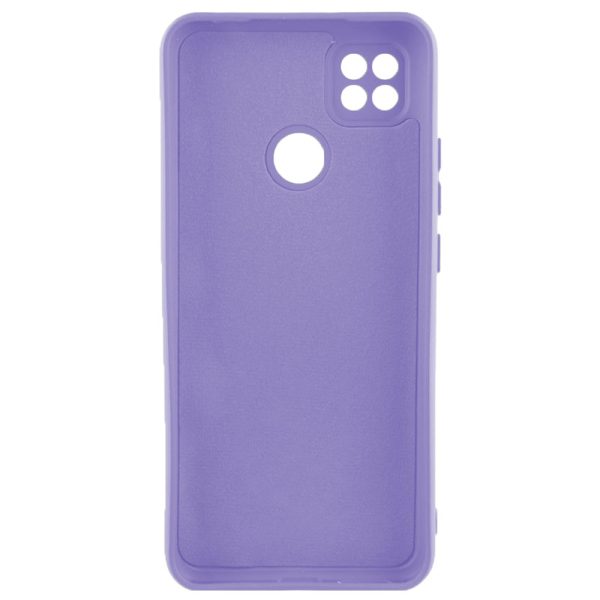 Husa protectie, interior de catifea, compatibila cu Xiaomi Redmi 10A, FONIX BloomShield, silicon, margini ridicate, slim, Mov2