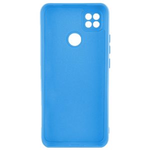 Husa protectie, interior de catifea, compatibila cu Xiaomi Redmi 10A, FONIX BloomShield, silicon, margini ridicate, slim, Albastru2