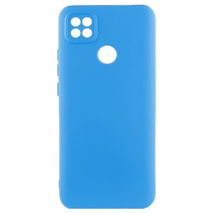 Husa protectie, interior de catifea, compatibila cu Xiaomi Redmi 10A, FONIX BloomShield, silicon, margini ridicate, slim, Albastru3