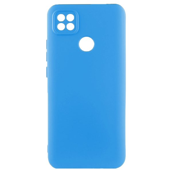 Husa protectie, interior de catifea, compatibila cu Xiaomi Redmi 10A, FONIX BloomShield, silicon, margini ridicate, slim, Albastru3