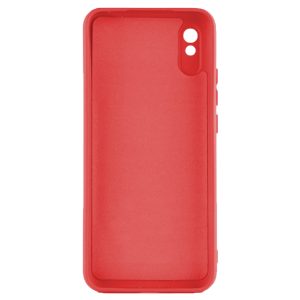 Husa protectie, interior de catifea, compatibila cu Xiaomi Redmi 9A / 9AT, FONIX BloomShield, silicon, margini ridicate, slim, Rosu3