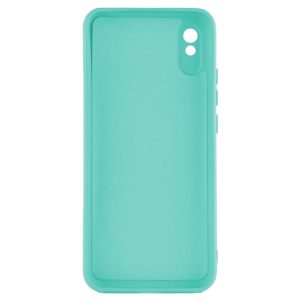 Husa protectie, interior de catifea, compatibila cu Xiaomi Redmi 9A / 9AT, FONIX BloomShield, silicon, margini ridicate, slim, Turcoaz3