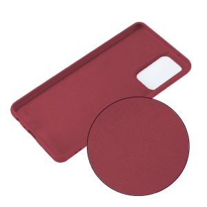 Husa protectie, interior de catifea, compatibila cu Xiaomi Redmi 10 4G, FONIX BloomShield, silicon, margini ridicate, slim, Burgundy2