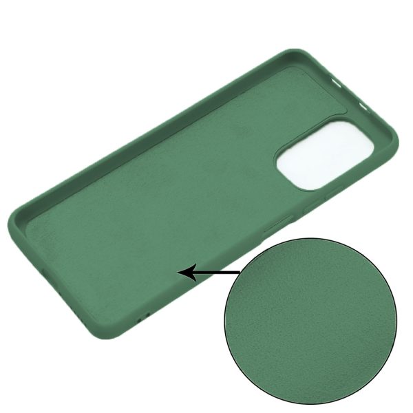 Husa protectie, interior de catifea, compatibila cu Xiaomi Redmi Note 10 4G / Note 10S, FONIX BloomShield, silicon, margini ridicate, slim, Verde inchis2