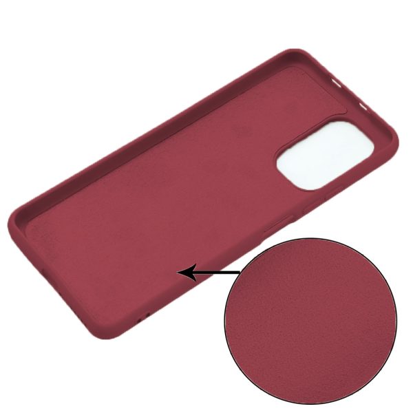 Husa protectie, interior de catifea, compatibila cu Xiaomi Redmi Note 10 4G / Note 10S, FONIX BloomShield, silicon, margini ridicate, slim, Burgundy2