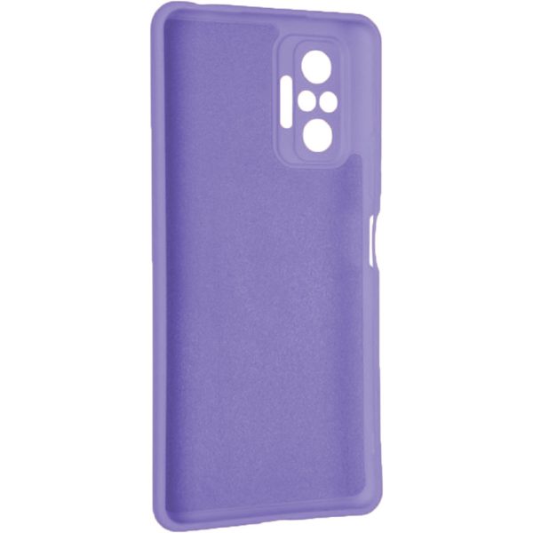 Husa protectie, interior de catifea, compatibila cu Xiaomi Redmi Note 10 4G / Note 10S, FONIX BloomShield, silicon, margini ridicate, slim, Mov2