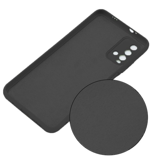 Husa protectie, interior de catifea, compatibila cu Xiaomi Redmi 9T, FONIX BloomShield, silicon, margini ridicate, slim, Negru2