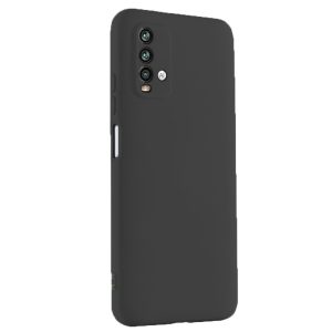 Husa protectie, interior de catifea, compatibila cu Xiaomi Redmi 9T, FONIX BloomShield, silicon, margini ridicate, slim, Negru3