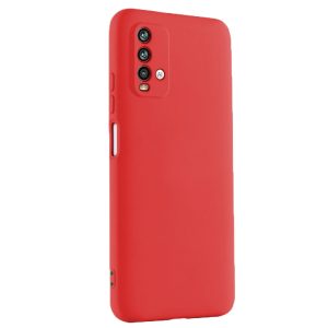 Husa protectie, interior de catifea, compatibila cu Xiaomi Redmi 9T, FONIX BloomShield, silicon, margini ridicate, slim, Rosu3