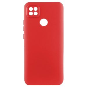 Husa protectie, interior de catifea, compatibila cu Xiaomi Redmi 10C, FONIX BloomShield, silicon, margini ridicate, slim, Rosu3