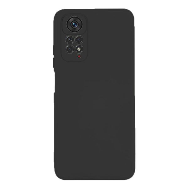 Husa protectie, interior de catifea, compatibila cu Xiaomi Redmi Note 11 Pro, FONIX BloomShield, silicon, margini ridicate, slim, Negru2