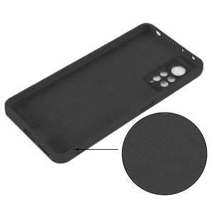 Husa protectie, interior de catifea, compatibila cu Xiaomi Redmi Note 11 Pro, FONIX BloomShield, silicon, margini ridicate, slim, Negru3