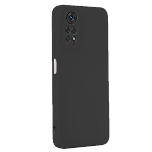 Husa protectie, interior de catifea, compatibila cu Xiaomi Redmi Note 11 Pro, FONIX BloomShield, silicon, margini ridicate, slim, Negru