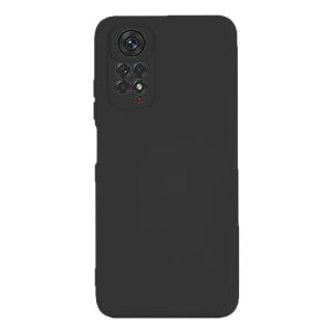 Husa protectie, interior de catifea, compatibila cu Xiaomi Redmi Note 11 4G / Note 11S, FONIX BloomShield, silicon, margini ridicate, slim, Negru2