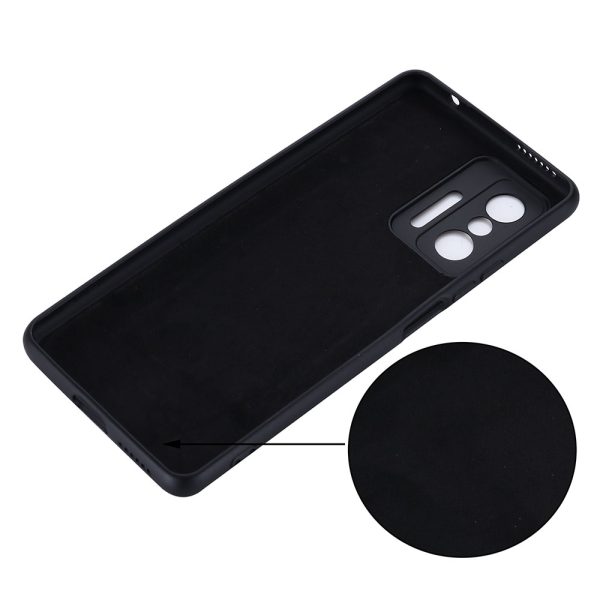 Husa protectie, interior de catifea, compatibila cu Xiaomi 11T / 11T Pro, FONIX BloomShield, silicon, margini ridicate, slim, Negru3