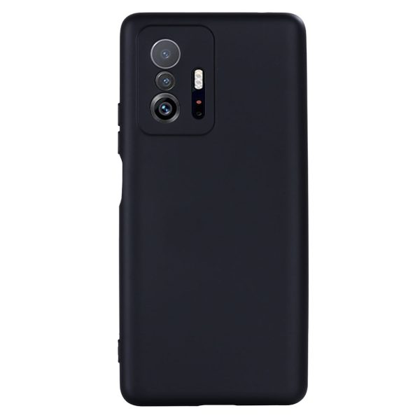 Husa protectie, interior de catifea, compatibila cu Xiaomi 11T / 11T Pro, FONIX BloomShield, silicon, margini ridicate, slim, Negru5