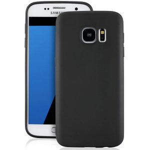 Husa protectie, interior de catifea, compatibila cu Samsung Galaxy S7, FONIX BloomShield, silicon, margini ridicate, slim, Negru2