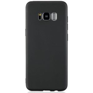 Husa protectie, interior de catifea, compatibila cu Samsung Galaxy S8, FONIX BloomShield, silicon, margini ridicate, slim, Negru5