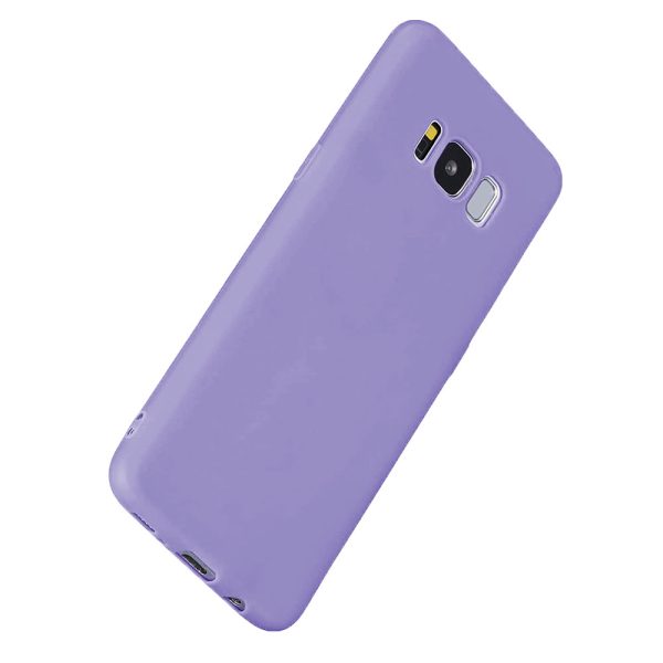 Husa protectie, interior de catifea, compatibila cu Samsung Galaxy S8, FONIX BloomShield, silicon, margini ridicate, slim, Mov4