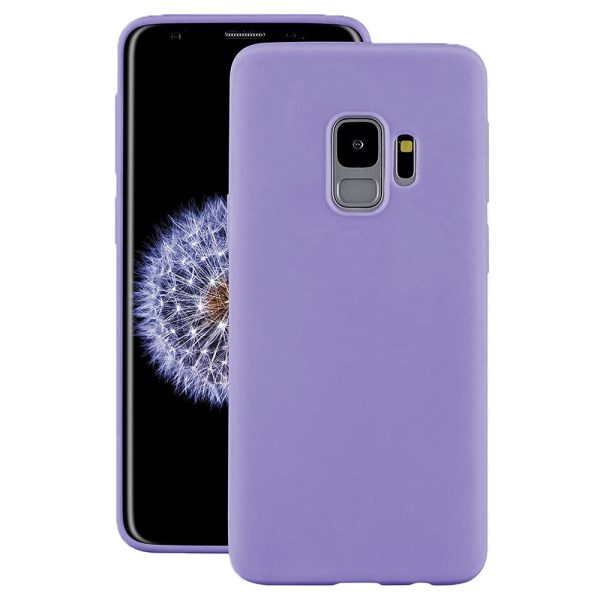 Husa protectie, interior de catifea, compatibila cu Samsung Galaxy S9, FONIX BloomShield, silicon, margini ridicate, slim, Mov2