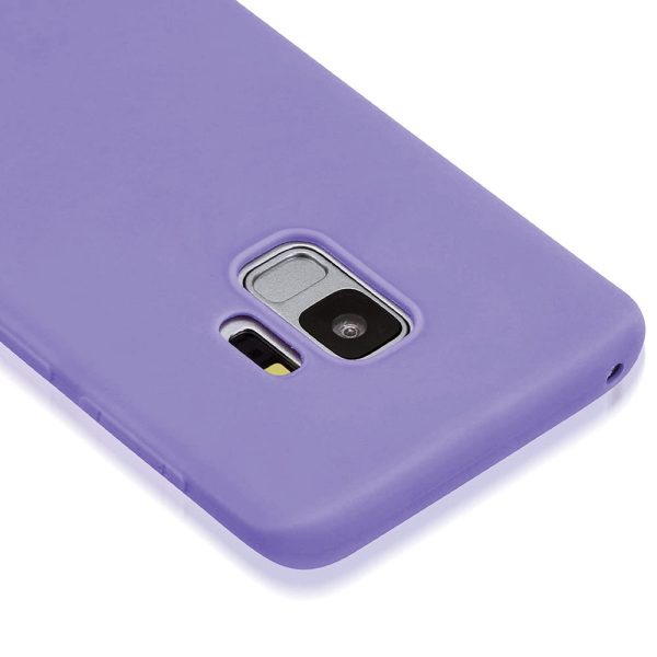 Husa protectie, interior de catifea, compatibila cu Samsung Galaxy S9, FONIX BloomShield, silicon, margini ridicate, slim, Mov3