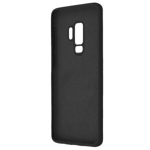 Husa protectie, interior de catifea, compatibila cu Samsung Galaxy S9 Plus, FONIX BloomShield, silicon, margini ridicate, slim, Negru4