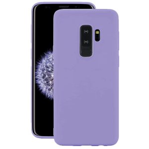 Husa protectie, interior de catifea, compatibila cu Samsung Galaxy S9 Plus, FONIX BloomShield, silicon, margini ridicate, slim, Mov2