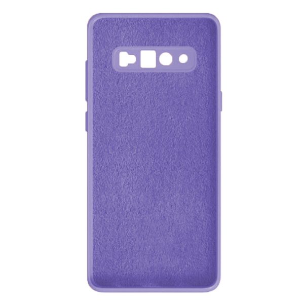 Husa protectie, interior de catifea, compatibila cu Samsung Galaxy S10, FONIX BloomShield, silicon, margini ridicate, slim, Mov3