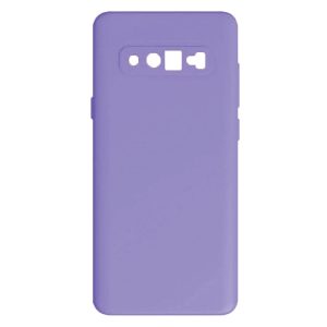 Husa protectie, interior de catifea, compatibila cu Samsung Galaxy S10 Plus, FONIX BloomShield, silicon, margini ridicate, slim, Mov2