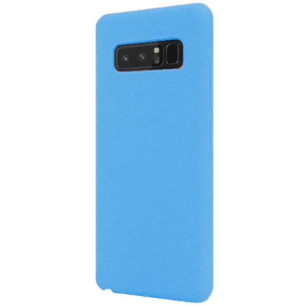 Husa protectie, interior de catifea, compatibila cu Samsung Galaxy Note 8, FONIX BloomShield, silicon, margini ridicate, slim, Albastru2