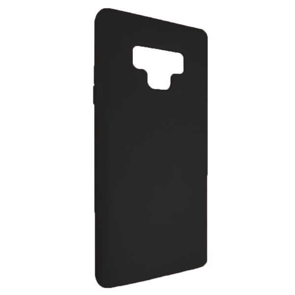 Husa protectie, interior de catifea, compatibila cu Samsung Galaxy Note 9, FONIX BloomShield, silicon, margini ridicate, slim, Negru