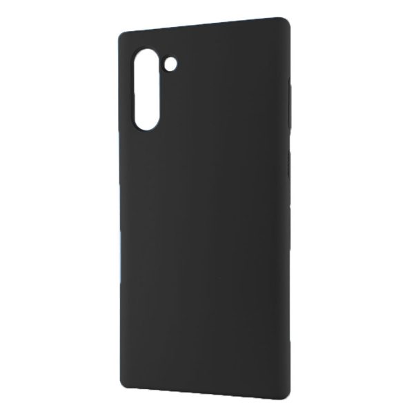 Husa protectie, interior de catifea, compatibila cu Samsung Galaxy Note 10, FONIX BloomShield, silicon, margini ridicate, slim, Negru2