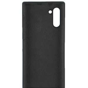 Husa protectie, interior de catifea, compatibila cu Samsung Galaxy Note 10, FONIX BloomShield, silicon, margini ridicate, slim, Negru3