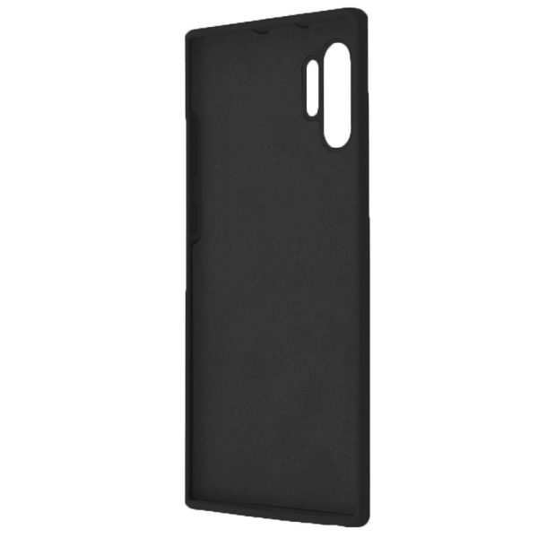 Husa protectie, interior de catifea, compatibila cu Samsung Galaxy Note 10 Plus, FONIX BloomShield, silicon, margini ridicate, slim, Negru2