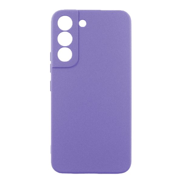 Husa protectie, interior de catifea, compatibila cu Samsung Galaxy S22, FONIX BloomShield, silicon, margini ridicate, slim, Mov3