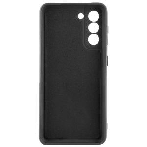 Husa protectie, interior de catifea, compatibila cu Samsung Galaxy S22 Plus, FONIX BloomShield, silicon, margini ridicate, slim, Negru2