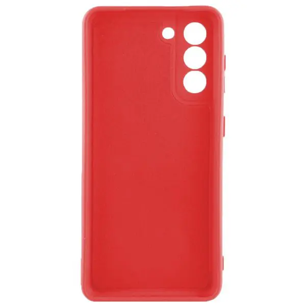 Husa protectie, interior de catifea, compatibila cu Samsung Galaxy S22 Plus, FONIX BloomShield, silicon, margini ridicate, slim, Rosu2