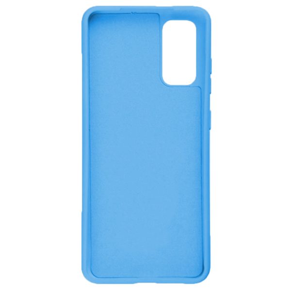 Husa protectie, interior de catifea, compatibila cu Samsung Galaxy S20, FONIX BloomShield, silicon, margini ridicate, slim, Albastru3