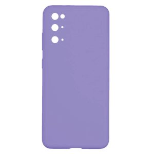 Husa protectie, interior de catifea, compatibila cu Samsung Galaxy S20, FONIX BloomShield, silicon, margini ridicate, slim, Mov2