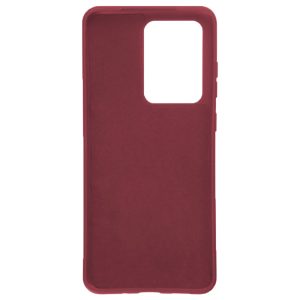 Husa protectie, interior de catifea, compatibila cu Samsung Galaxy S20 Ultra, FONIX BloomShield, silicon, margini ridicate, slim, Visiniu3