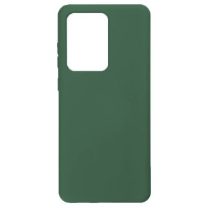 Husa protectie, interior de catifea, compatibila cu Samsung Galaxy S20 Ultra, FONIX BloomShield, silicon, margini ridicate, slim, Verde inchis2