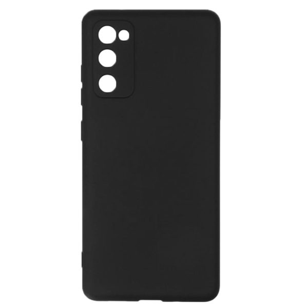 Husa protectie, interior de catifea, compatibila cu Samsung Galaxy S20 FE, FONIX BloomShield, silicon, margini ridicate, slim, Negru2